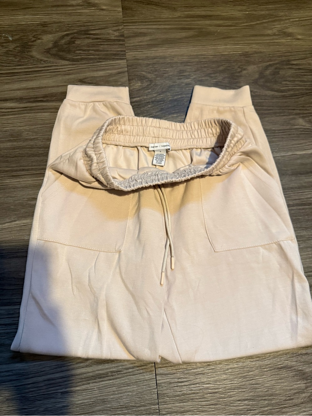 Cream joggers